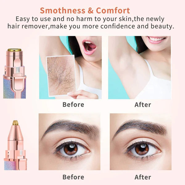 2-in-1 Rechargeable Eyebrow Shaper and Trimmer