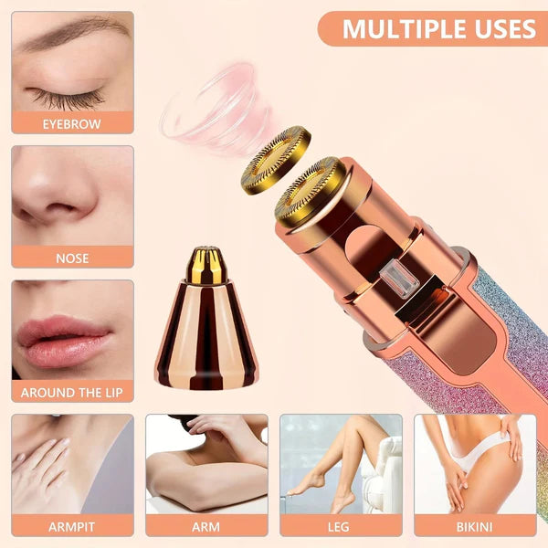 2-in-1 Rechargeable Eyebrow Shaper and Trimmer